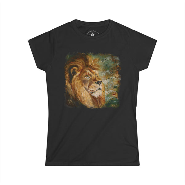 Assurance of Blessing Divine — Lion Art Women's Tee Shirt