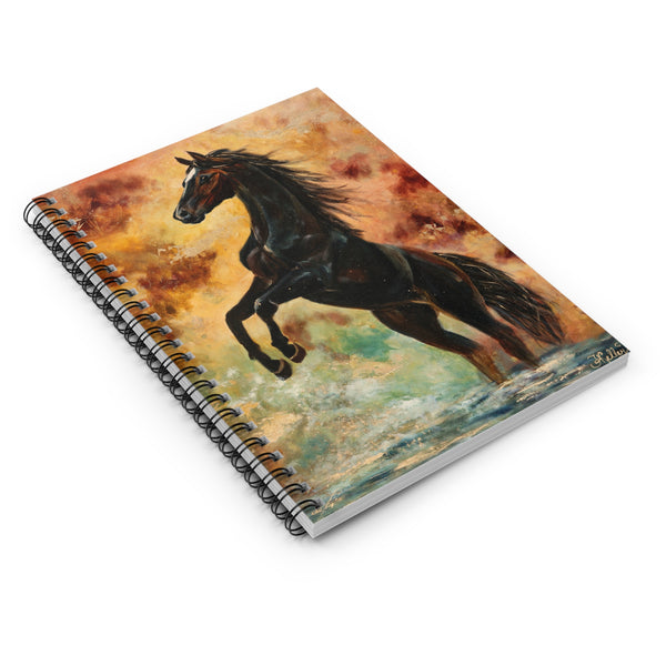 Breaking Free Spiral Notebook — Ruled Journal for Horse Lovers