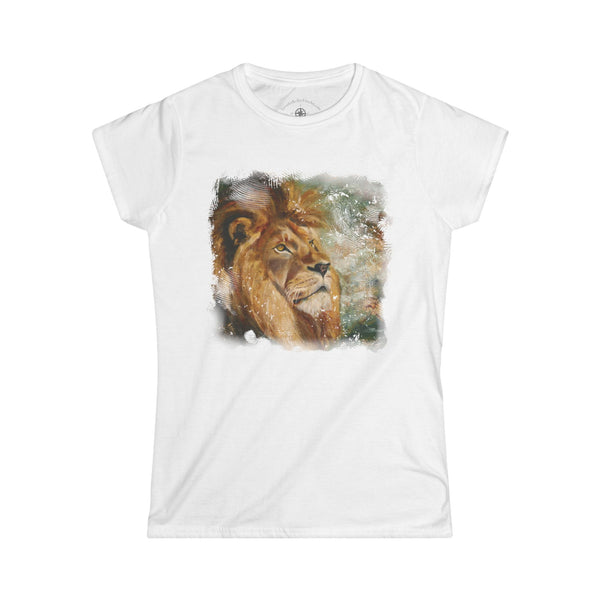 Assurance of Blessing Divine — Lion Art Women's Tee Shirt