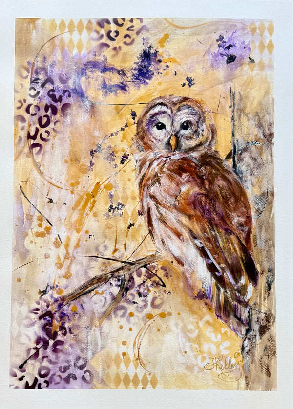 Owl on Branch