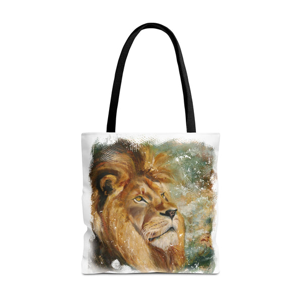 Assurance of Blessing Divine – Art Tote Bag — Majestic African Lion Art Beach & Market Bag