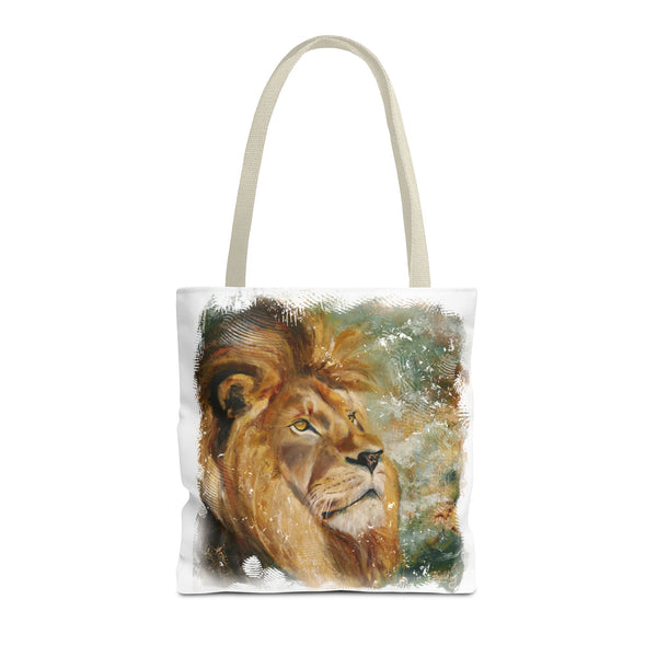 Assurance of Blessing Divine – Art Tote Bag — Majestic African Lion Art Beach & Market Bag