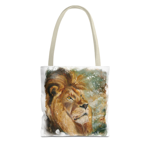 Assurance of Blessing Divine – Art Tote Bag — Majestic African Lion Art Beach & Market Bag