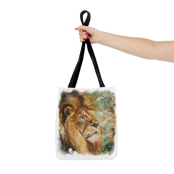 Assurance of Blessing Divine – Art Tote Bag — Majestic African Lion Art Beach & Market Bag