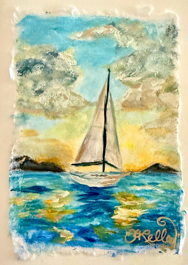 Sailboat at Sunset