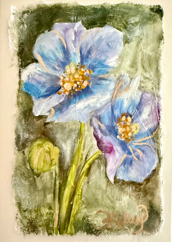 Blue Poppies